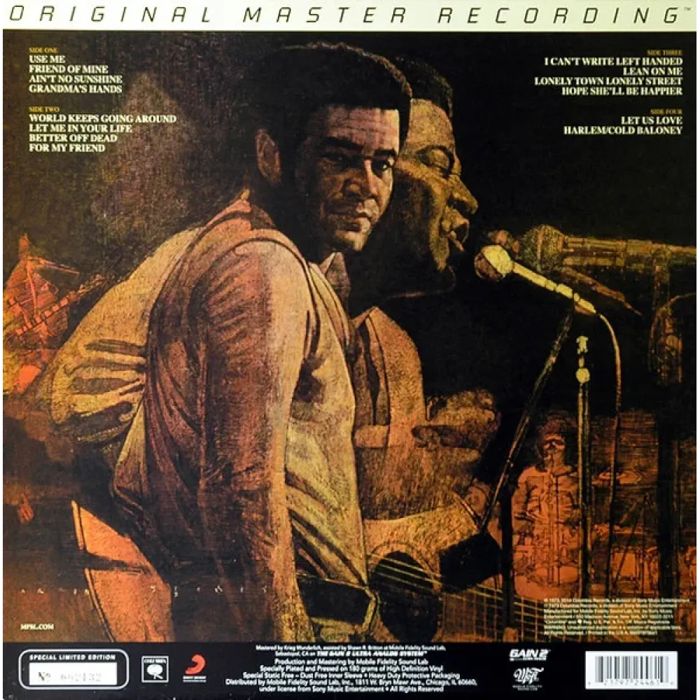 Bill Withers – Bill Withers Live At Carnegie Hall - 2LP