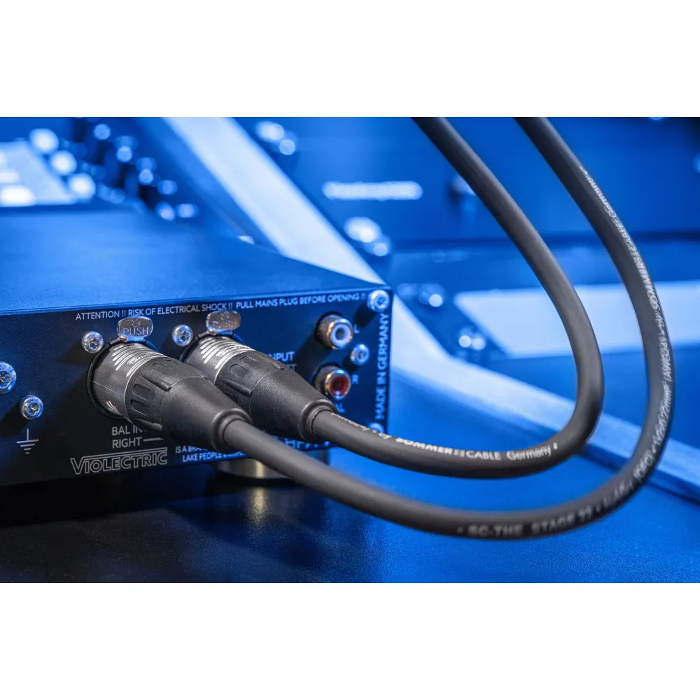 HeadMade Pro 2RCA - 2XLR-m Black 1m