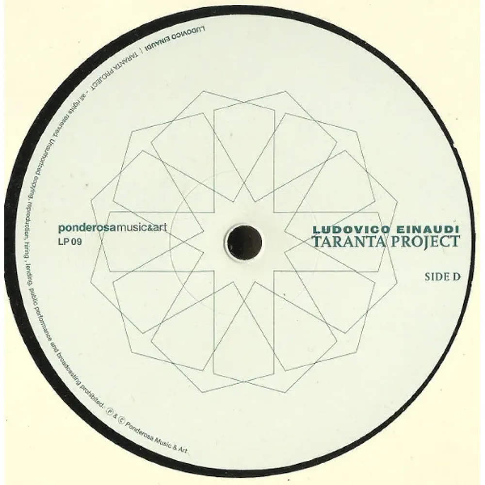 Ludovico Einaudi – Taranta Project LP