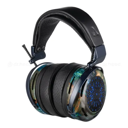 ZMF Atrium LTD Green Ish Leather 4-pin xlr ofc cable + 6.35mm