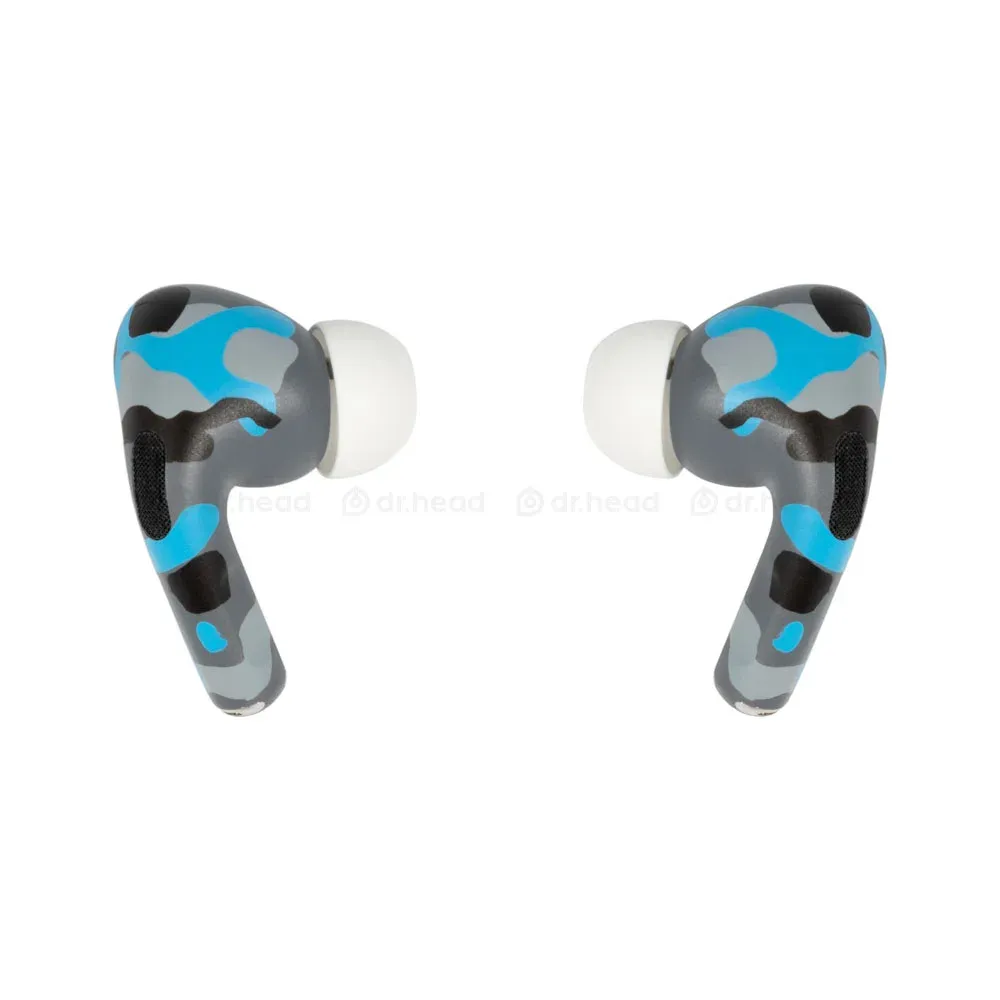 Apple AirPods Pro 2nd gen with MagSafe USB-C (2023) Blue Camo Matte