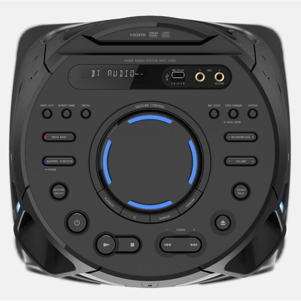 Sony MHC-V43D Black Bluetooth