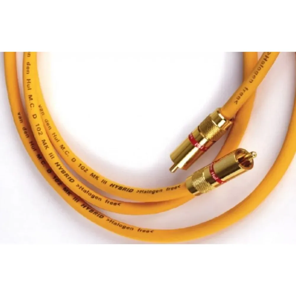 Van Den Hul The D-102 III 3T Hybrid 2RCA-2RCA 0.8m