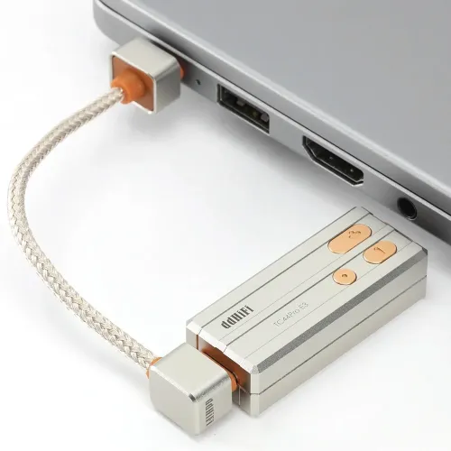 ddHiFi TC03SL USB-C to USB-C L-Shaped Silver