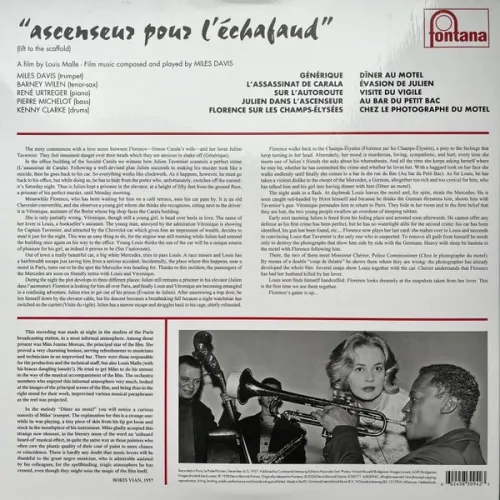 Miles Davis – Ascenseur Pour L'echafaud - LP