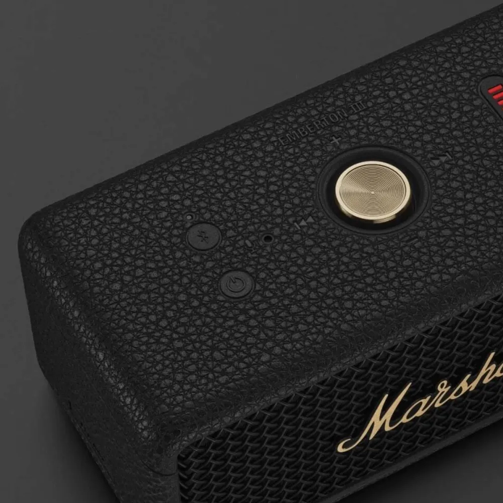 Marshall Emberton III Black & Brass
