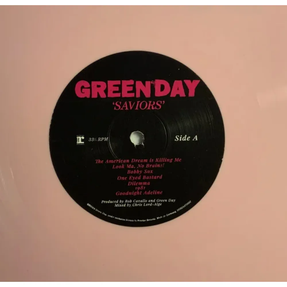Green Day – Saviors - Light Rose - LP