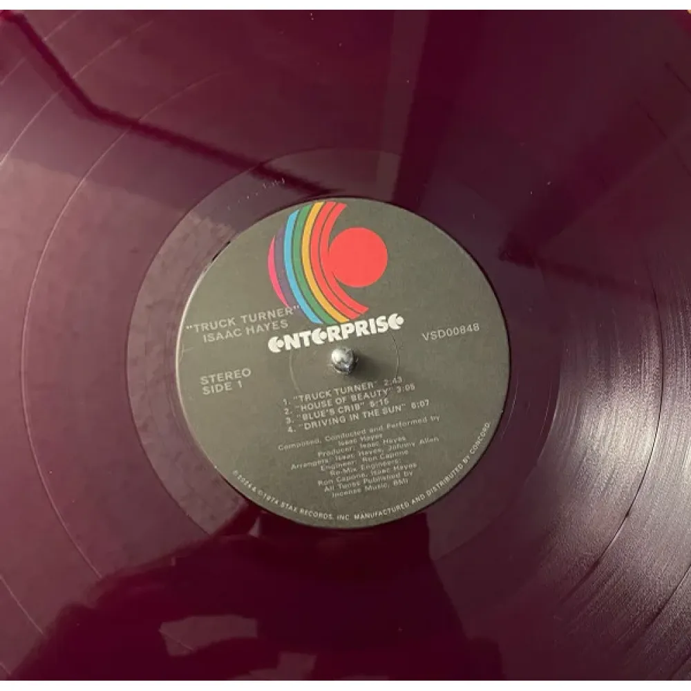 Isaac Hayes – Truck Turner - Original Soundtrack - Purple - 2LP