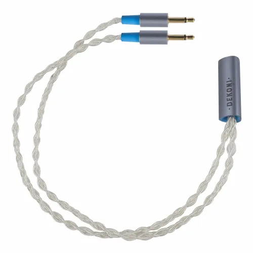 Dekoni Audio Postsplit 3.5mm Silver Braided