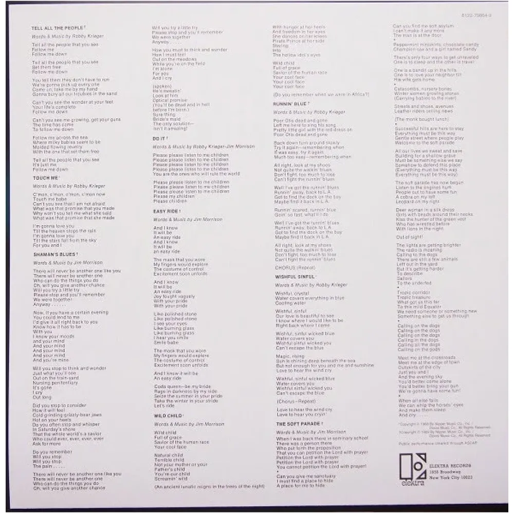 The Doors – The Soft Parade (STEREO) LP