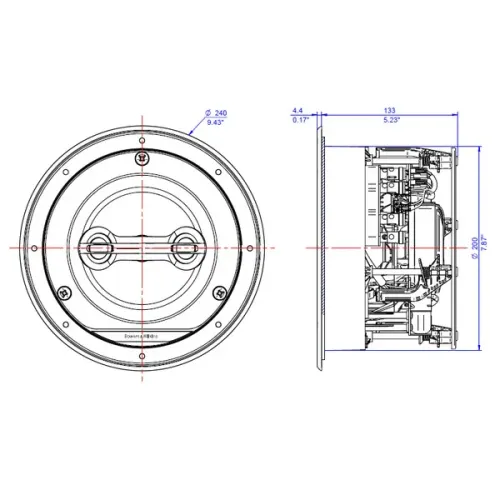 Bowers & Wilkins CCM663SR White