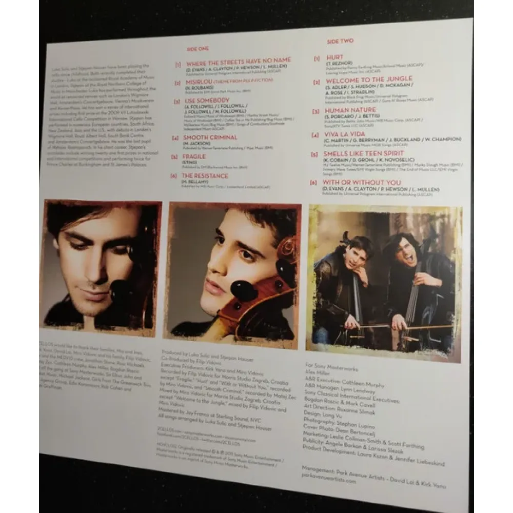 2Cellos - 2Cellos - Translucent Blue LP