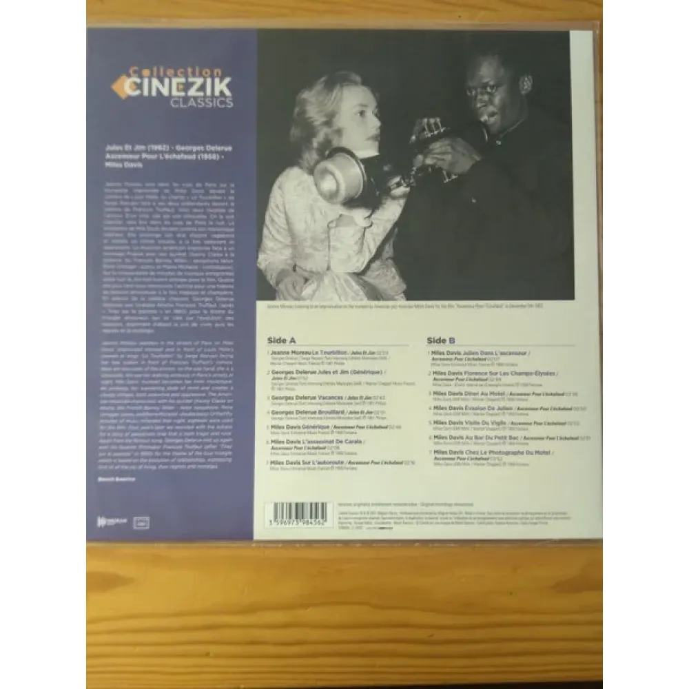 OST - Georges Delerue, Miles Davis – Jules Et Jim / Ascenceur Pour L'echafaud - LP