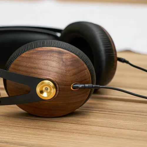 Meze Mono Standard 3.5mm with Mic Black Gold 1.2m