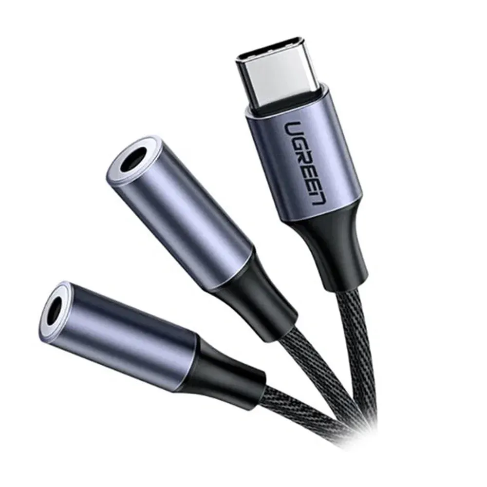 Ugreen AV144 (30732) USB-C - 2x3.5mm Female 0.25m