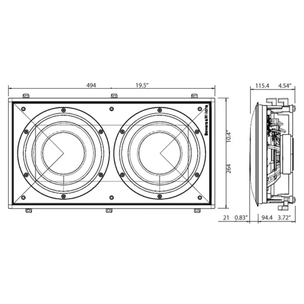 Bowers & Wilkins ISW-4 White