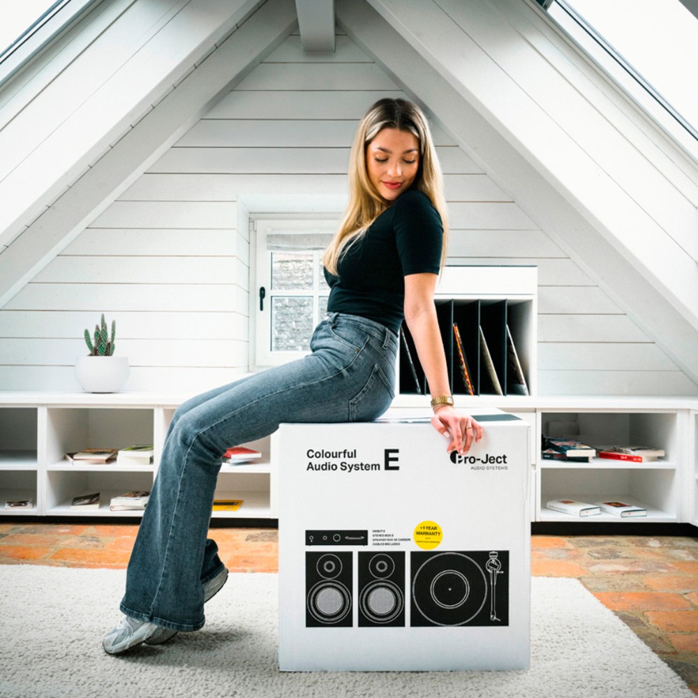 Pro-Ject Colourful Audio System E Satin White