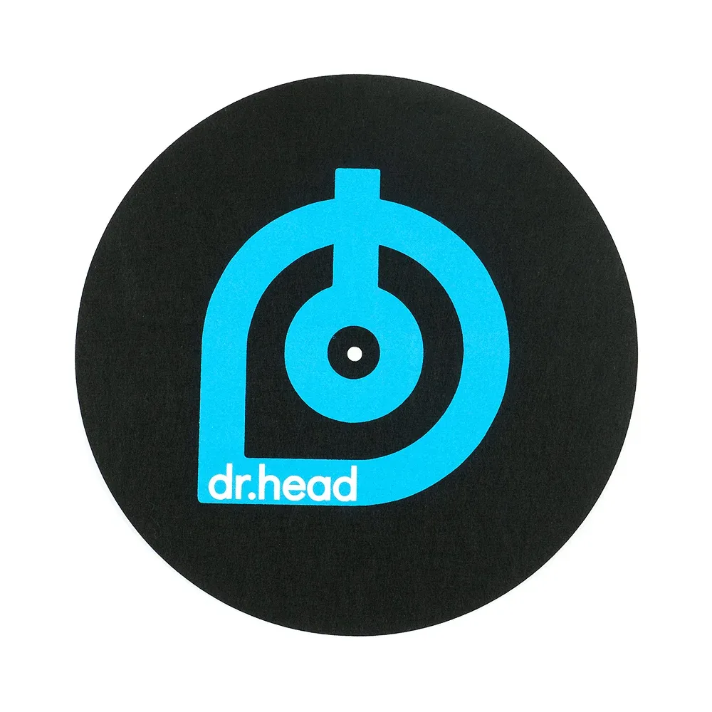 Dr.Head LP SlipMat Big Logo Black