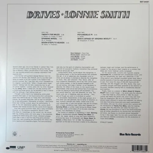 Lonnie Smith – Drives LP