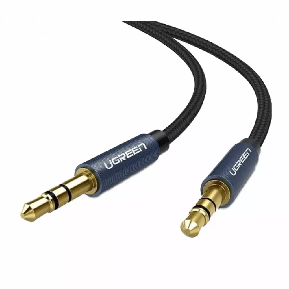 Ugreen AV112 Cable Gold Plated Metal Case with Braid Blue 3m