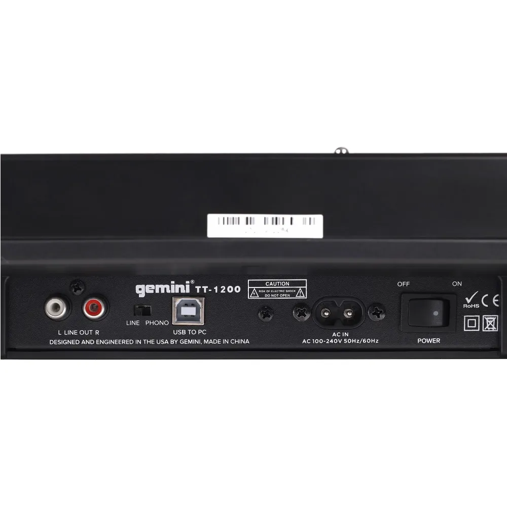 Gemini TT-1200 Black