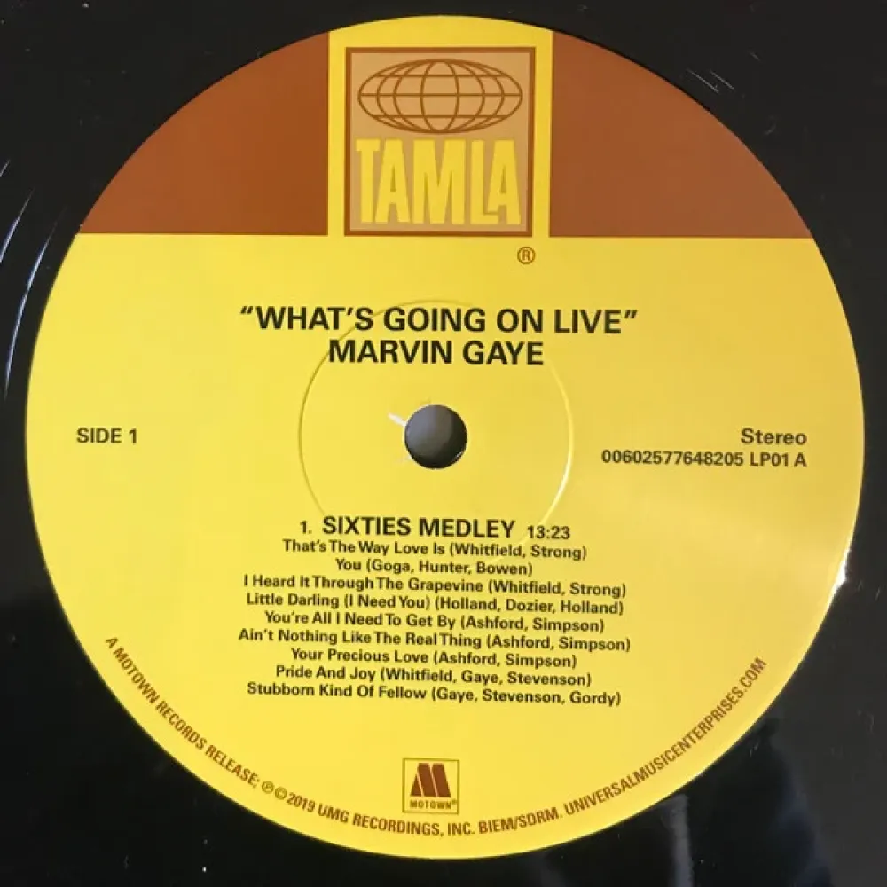 Marvin Gaye – What's Going On Live LP