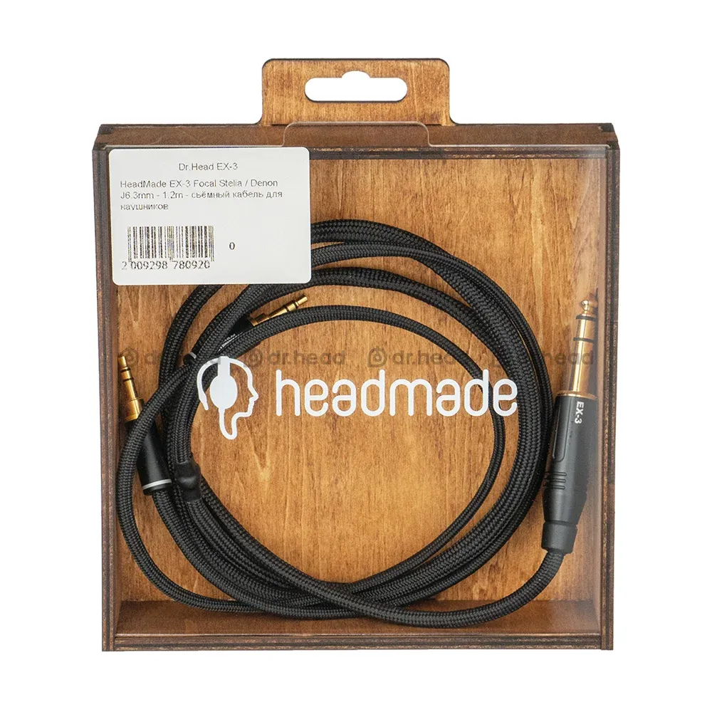 HeadMade EX-3 Focal Stellia, Denon 6.3mm 1.2m