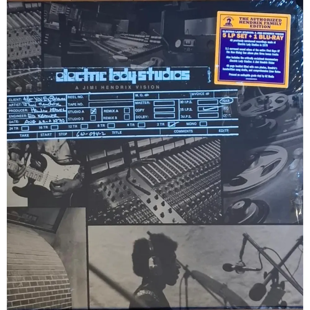Jimi Hendrix – Electric Lady Studios: A Jimi Hendrix Vision - Box - 5LP + Blu-ray