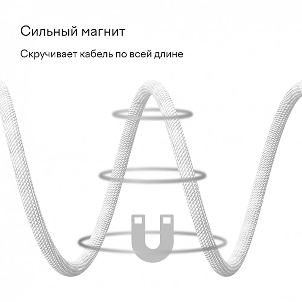 Magssory Link C USB-C - USB-C 240W White 2.4m