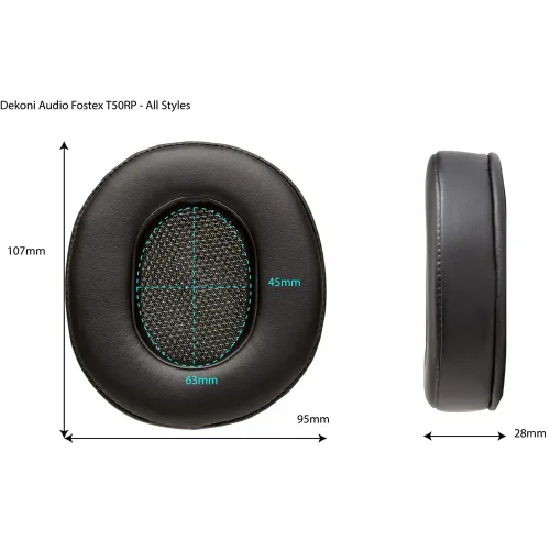 Dekoni Audio Elite Velour Ear Pad Set for Fostex T50RP