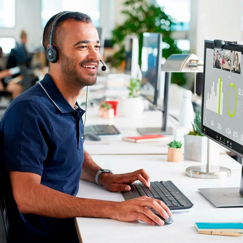 Logitech Headset H111 Dark Grey