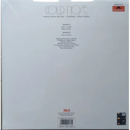 Franco Falsini – Cold Nose (Naso Freddo, White) LP
