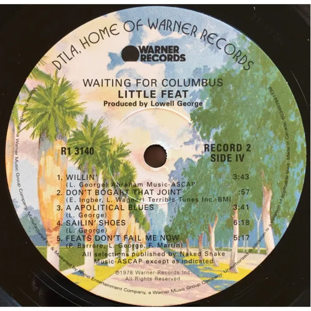 Little Feat – Waiting For Columbus LP
