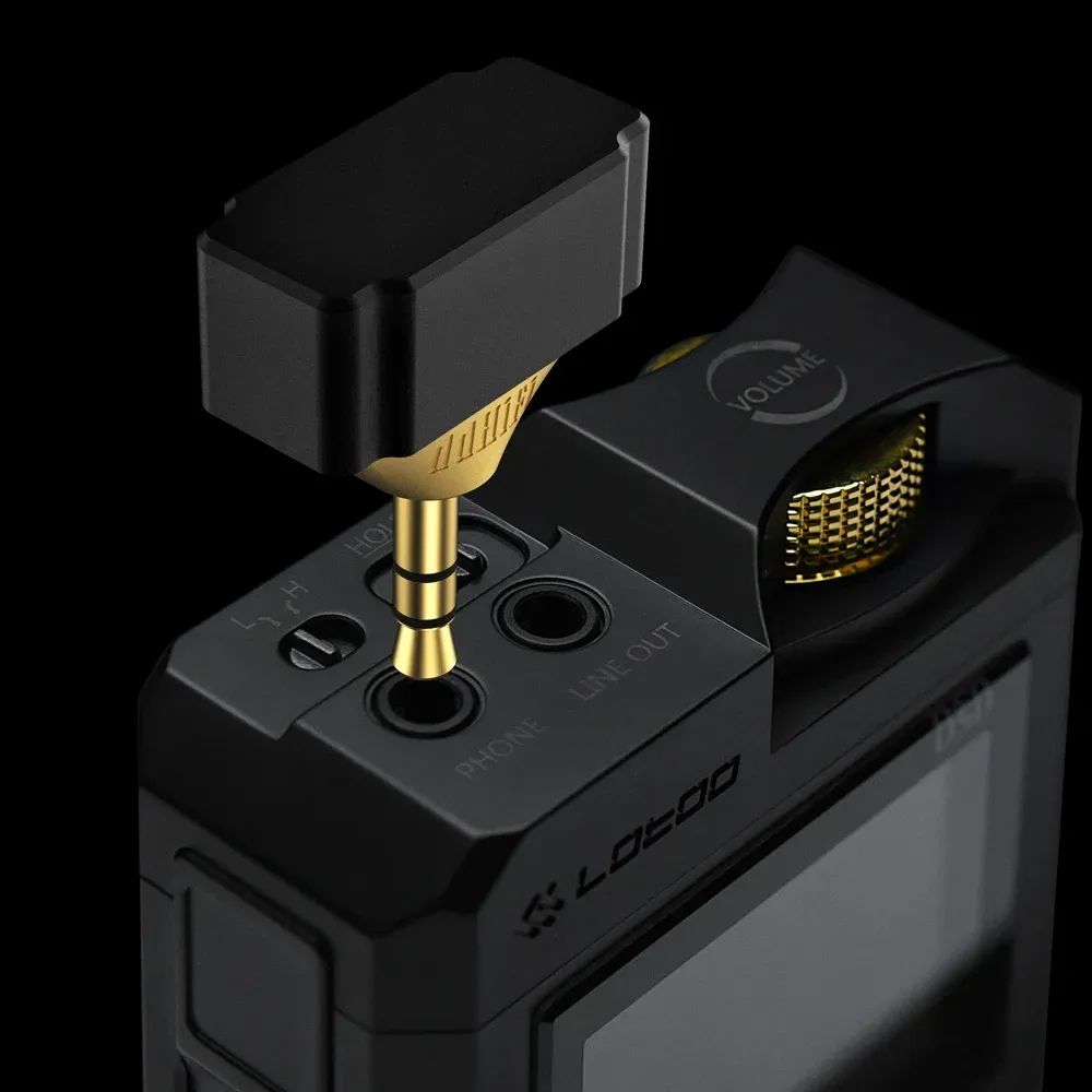 ddHiFi DJ44Gold Edition Black Gold 4.4mm (f) - 3.5mm (m)