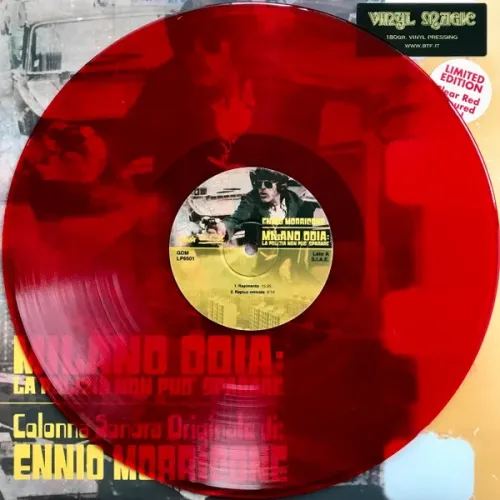 Ennio Morricone – Milano Odia: La Polizia Non Puo Sparare - Clear Red - LP