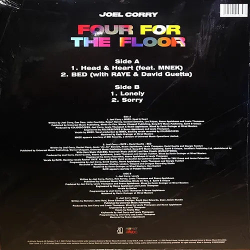 Joel Corry - Four For The Floor LP