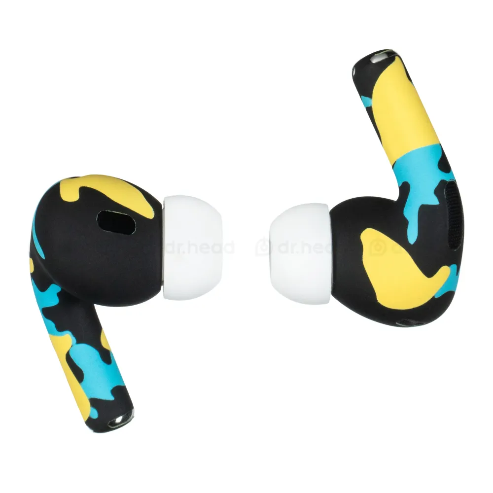 Apple AirPods Pro 2nd gen with MagSafe USB-C (2023) Total Yellow Camo Matte