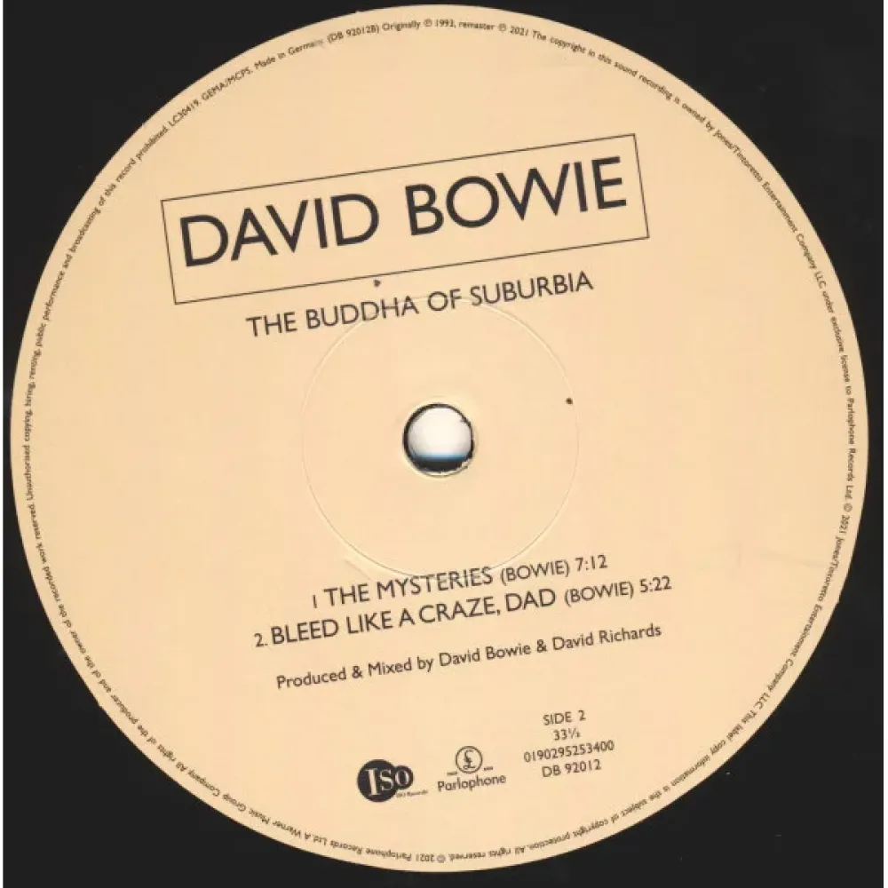 David Bowie – The Buddha Of Suburbia LP