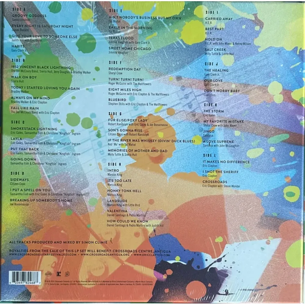 Eric Clapton – Crossroads - Eric Clapton's Guitar Festival 2023 - Box - 6LP