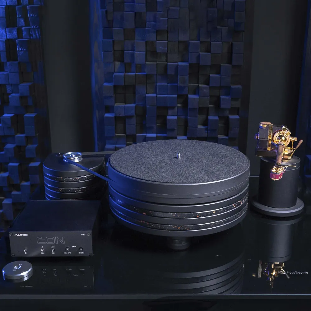 Auris Bayadere 5 Black Hawk 24k Gold Tonearm Black/Gold