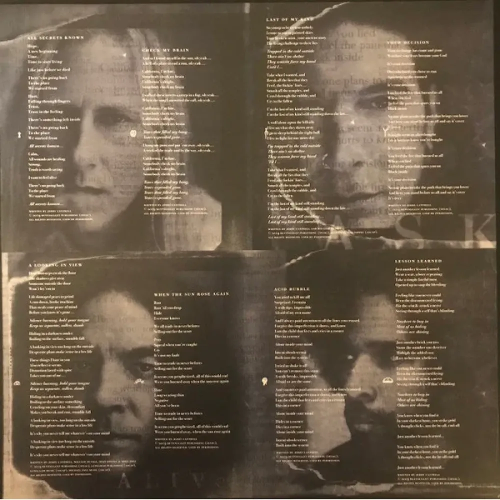 Alice In Chains Black Gives Way To Blue LP