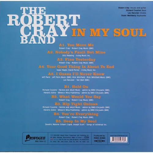 The Robert Cray Band – In My Soul - Light Blue - LP