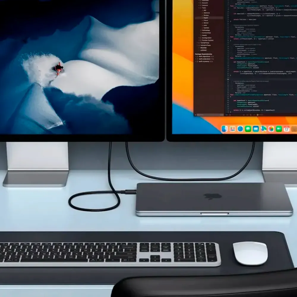 UGREEN L703 ThunderboltTM 5 Black 1m