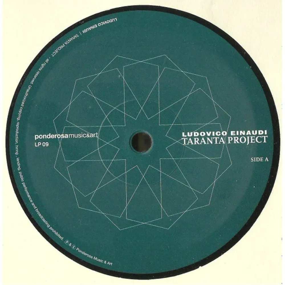 Ludovico Einaudi – Taranta Project LP