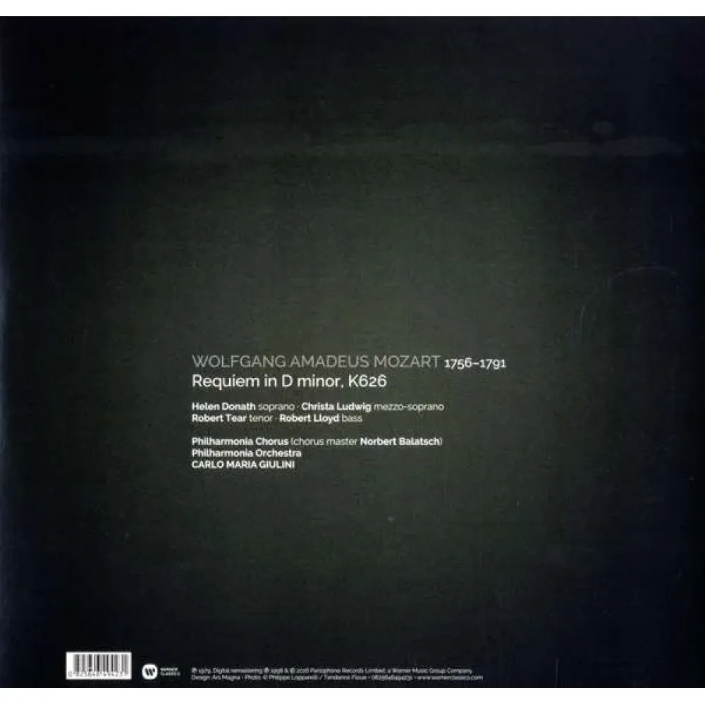 Wolfgang Amadeus Mozart; Carlo Maria Giulini; Philharmonia Orchestra; Chorus - Requiem in D minor, K626