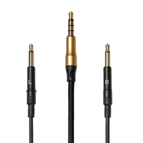 Meze Mono Standard 3.5mm with Mic Black Gold 1.2m