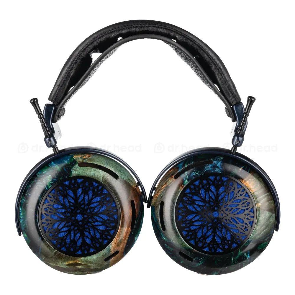 ZMF Atrium LTD Green Ish Leather 4-pin xlr ofc cable + 6.35mm