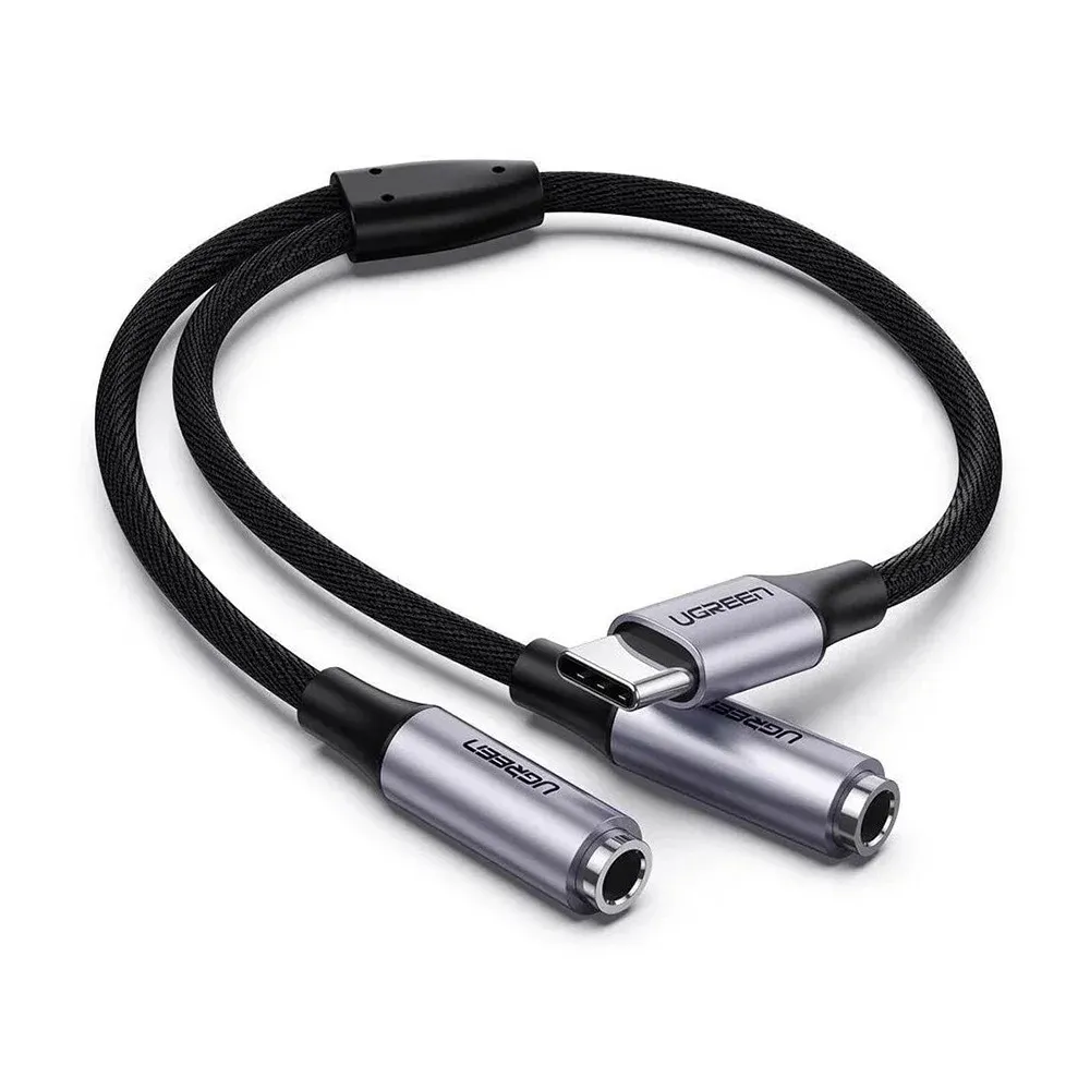 Ugreen AV144 (30732) USB-C - 2x3.5mm Female 0.25m