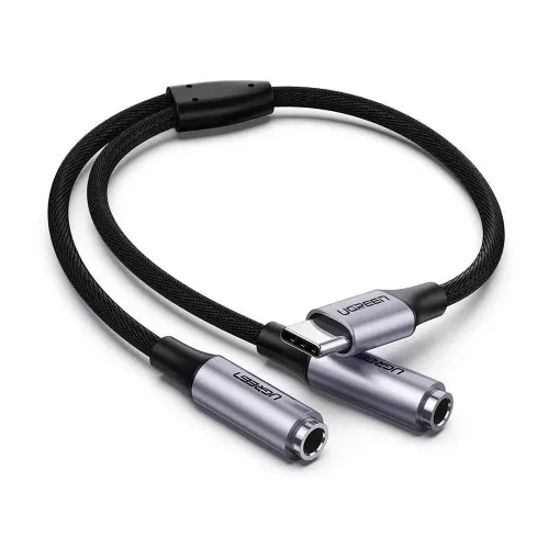Ugreen AV144 (30732) USB-C - 2x3.5mm Female 0.25m