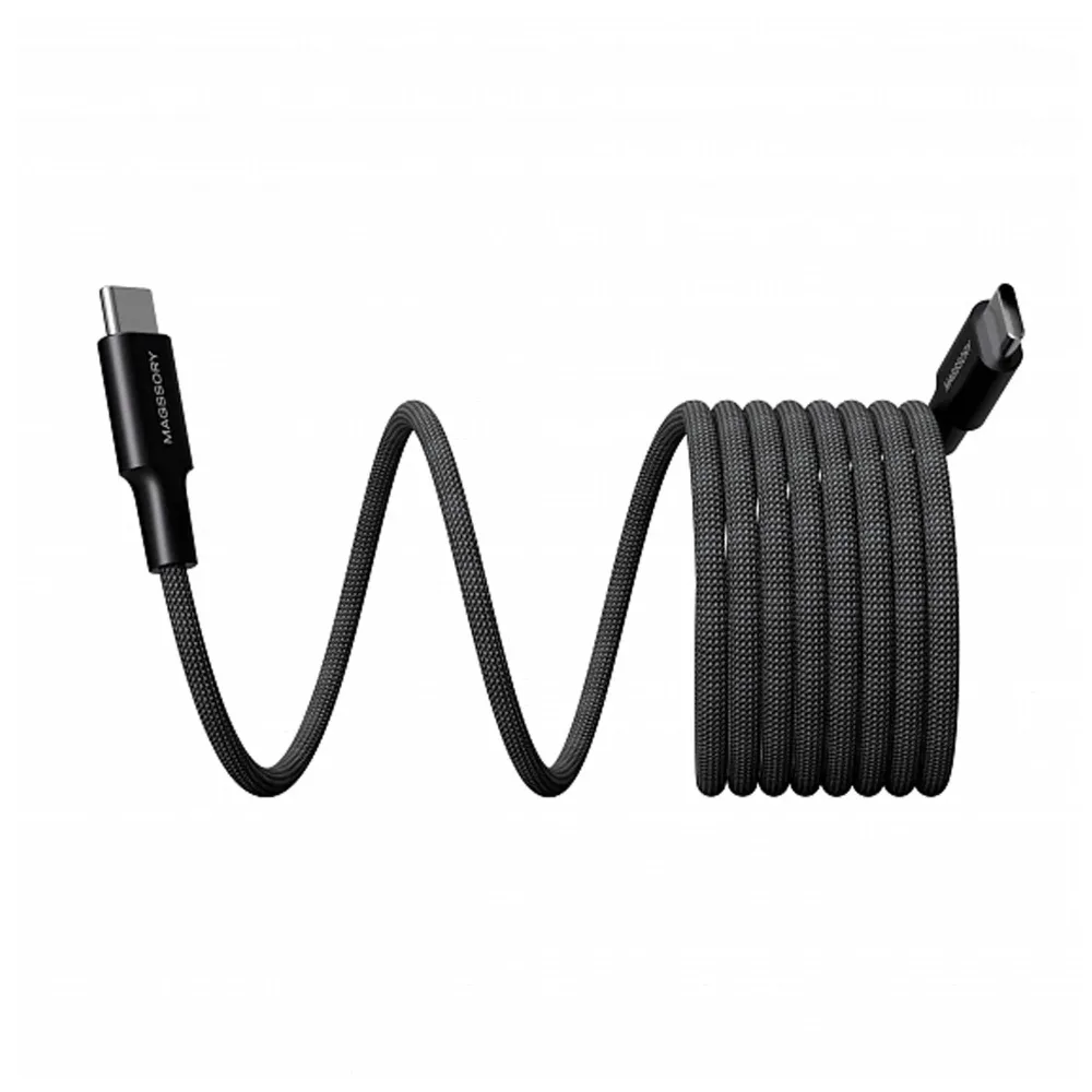Magssory Dice C 240W USB-C - USB-C Black 2.4m